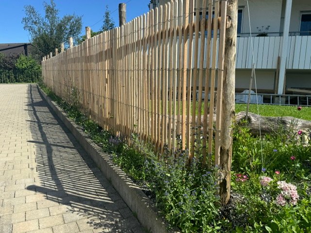 Referenzbild für Gartenbau in Ravensburg von einem zaun